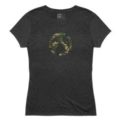 Women's Magpul Woodland Camo Icon T-Shirt Charcoal