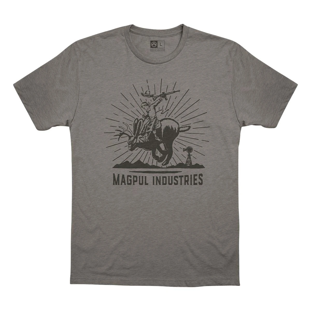 Men's Magpul Jackalope Rodeo T-Shirt Gray - Image 2