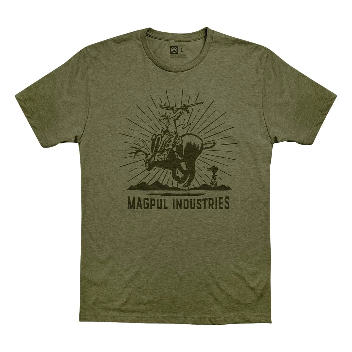 Men's Magpul Jackalope Rodeo T-Shirt Gray - Image 4