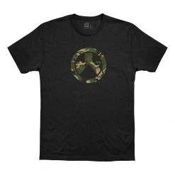 Men's Magpul Woodland Camo Icon T-Shirt Black